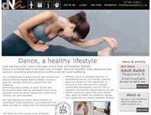 Tablet Screenshot of danceandarts.co.uk