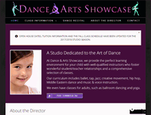 Tablet Screenshot of danceandarts.com